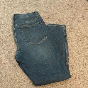 Madewell 10” high-rise skinny crop sz 27